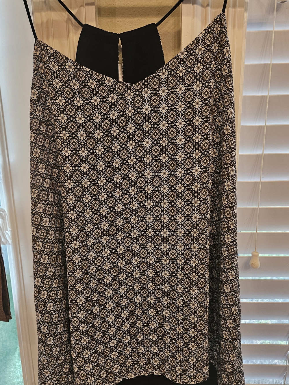 Express Black and White Barcelona Top